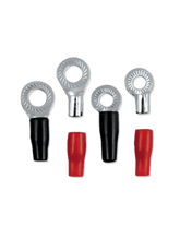 T-Spec V8-ST2-20 1/4" 8 AWG Spade Terminals (20 Pack - 10 Red & 10 Black)